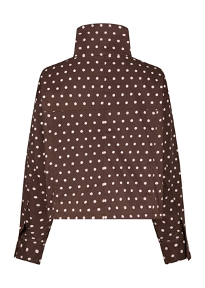 Callisa dot jakke Brown Neo Noir